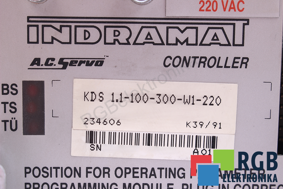 kds1.1-100-300-w1-220_109953.0 INDRAMAT naprawa