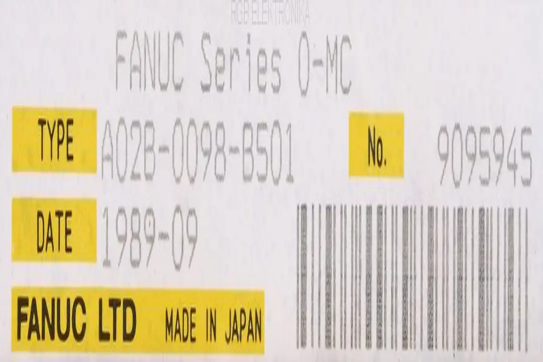 a02b-00980-b501 FANUC naprawa