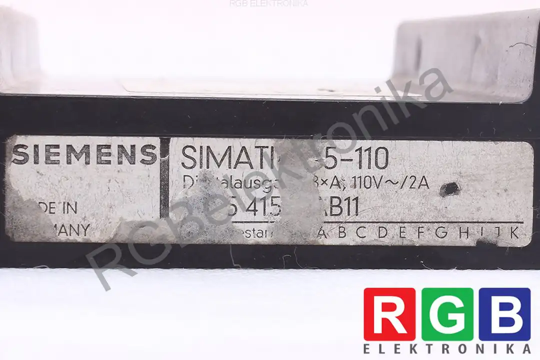 6ES5415-7AB11 8XA 110V/2A SIMATIC S5-110 SIEMENS
