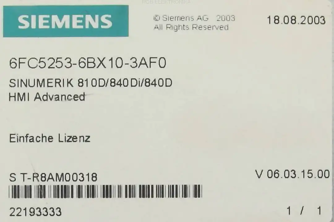 serwis 6fc5253-6bx10-3af0 SIEMENS