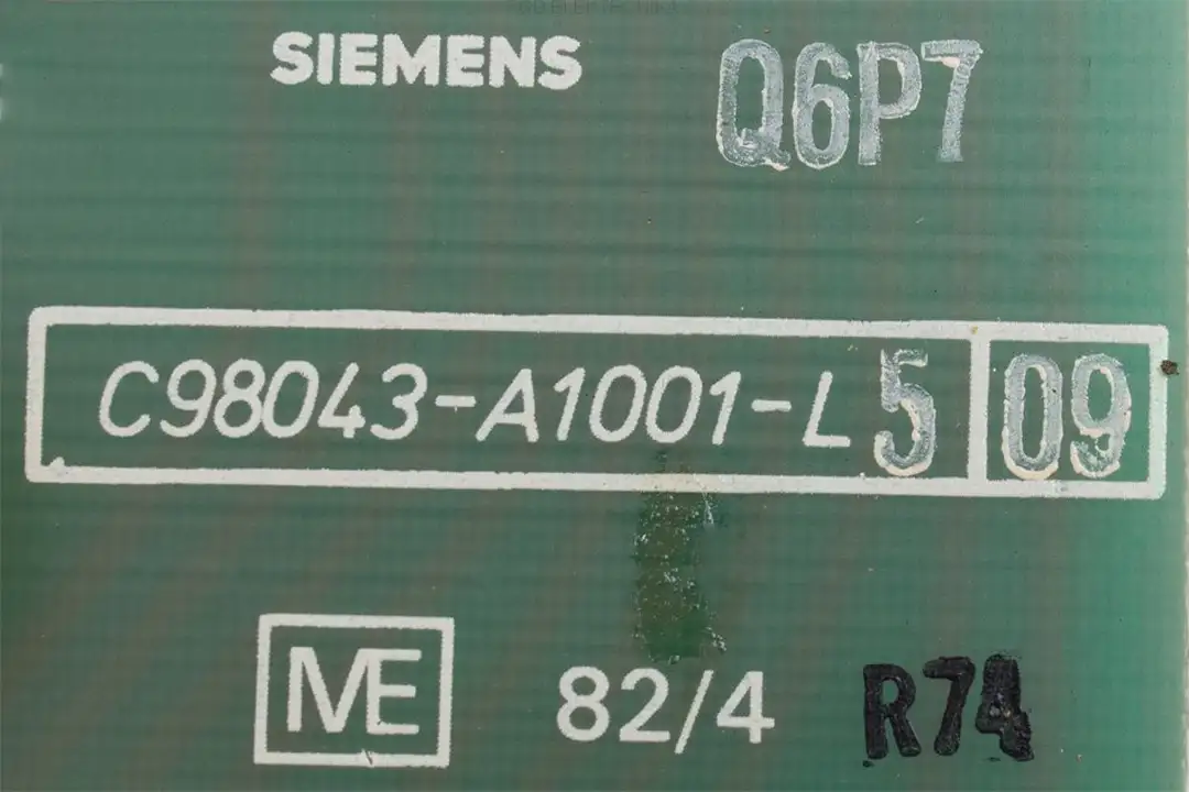 C98043-A1001-L5 09 SIEMENS