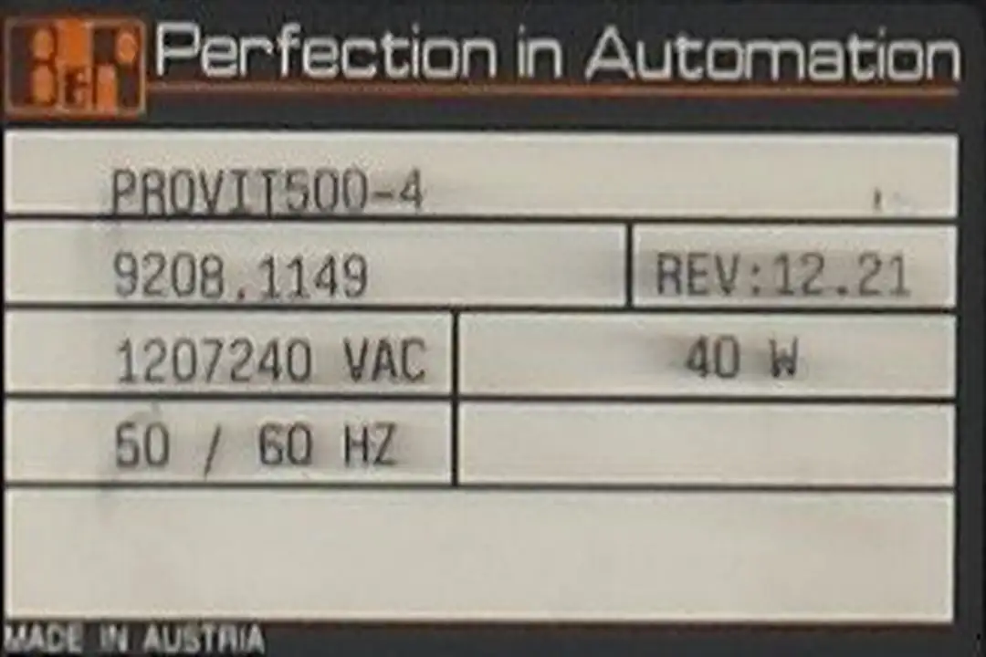 provit-500-4-9208.1149 B&R AUTOMATION naprawa
