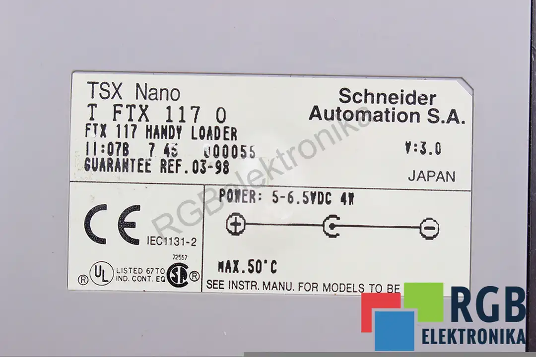 T FTX 117 0 SCHNEIDER ELECTRIC