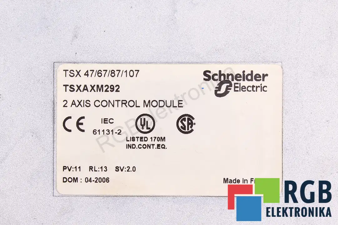 TSXAXM292 SCHNEIDER ELECTRIC