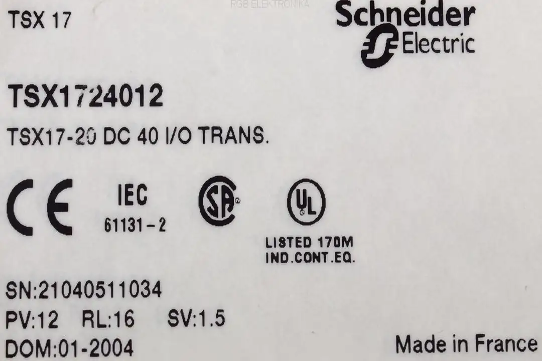 tsx1724012 SCHNEIDER ELECTRIC naprawa