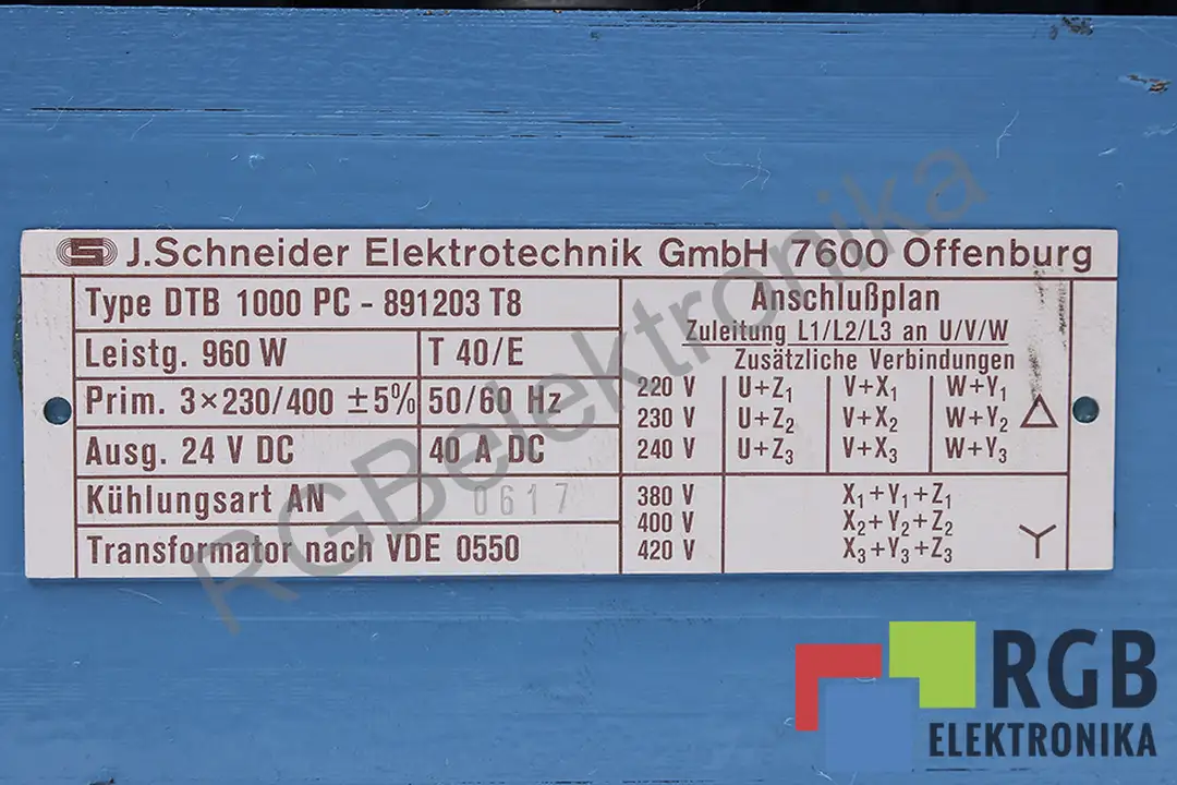 DTB1000PC-891203T8 SCHNEIDER ELECTRIC