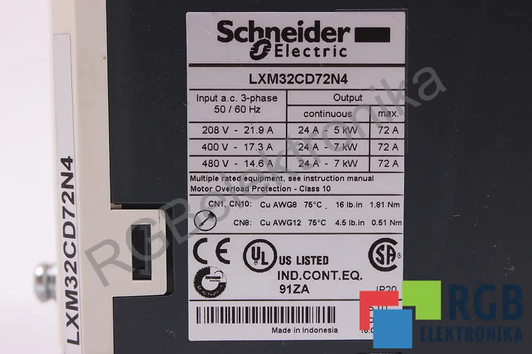 LXM32CD72N4 SCHNEIDER ELECTRIC