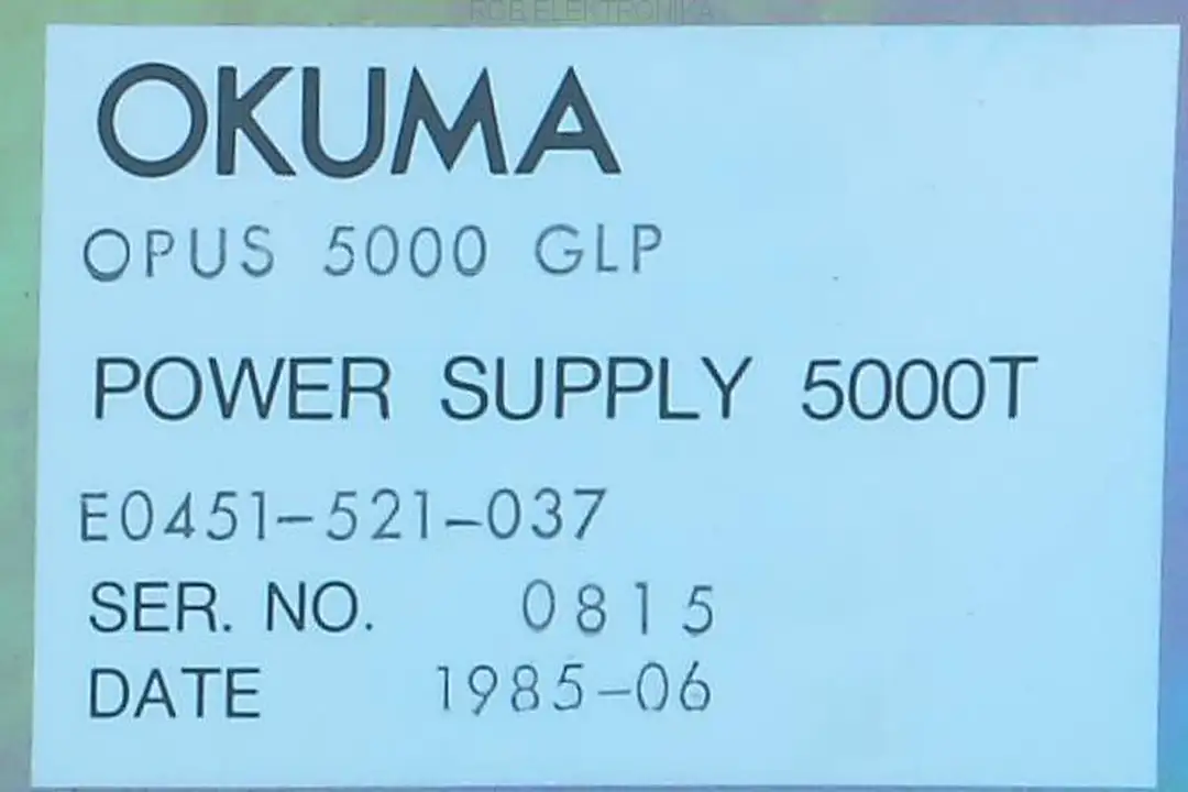 e0451-521-037 OKUMA naprawa