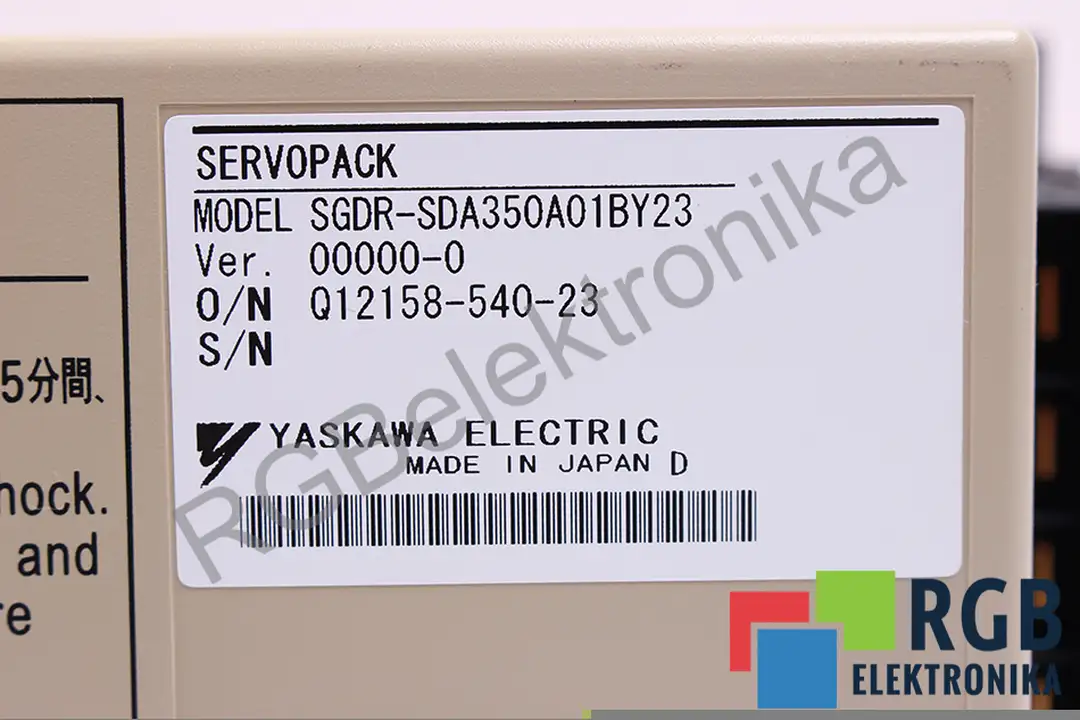 SGDR-SDA350A01BY23 YASKAWA
