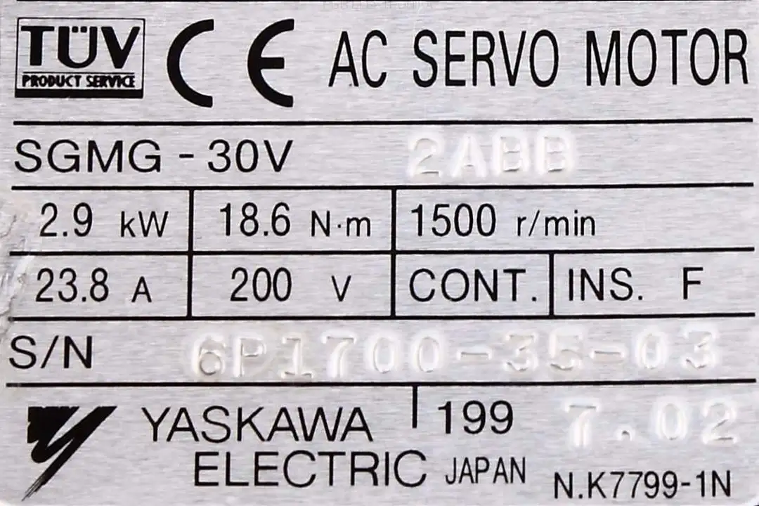 sgmg-30v YASKAWA naprawa