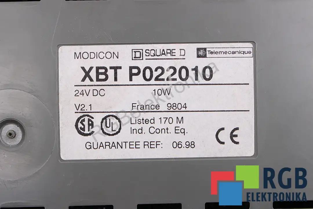 XBT P022010 TELEMECANIQUE