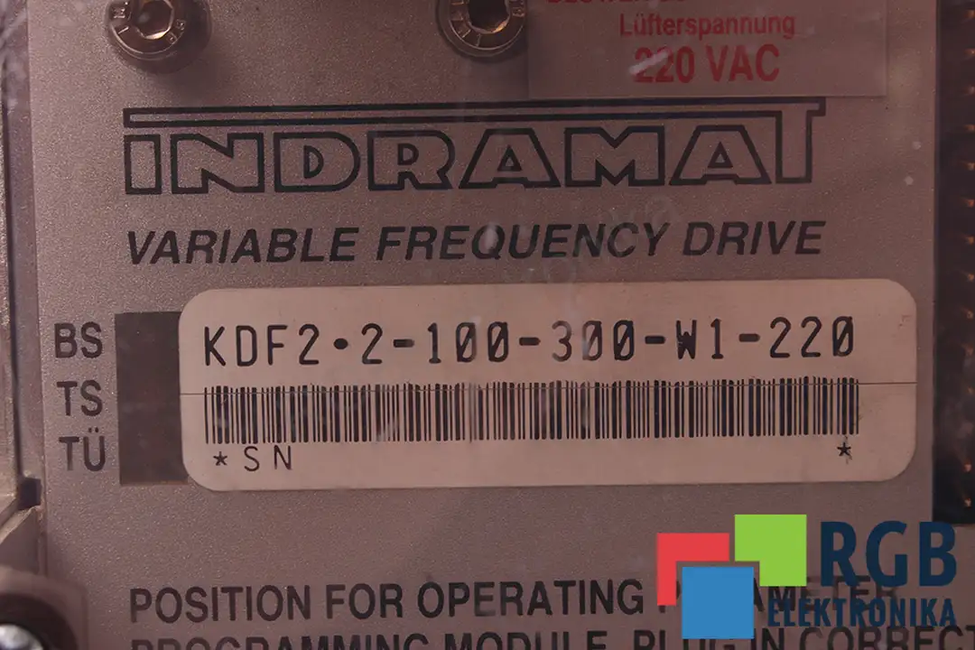 KDF2.2-100-300-W1-220 INDRAMAT
