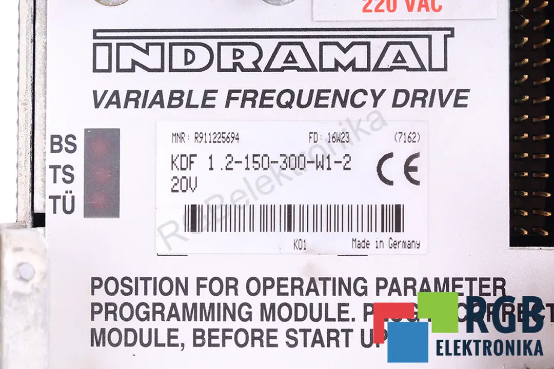 KDF1.2-150-300-W1-220V INDRAMAT