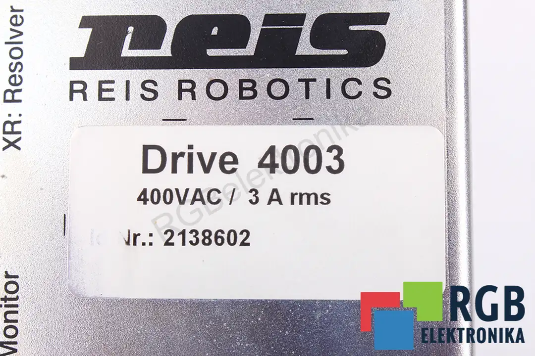 DRIVE 4003 REIS ROBOTICS
