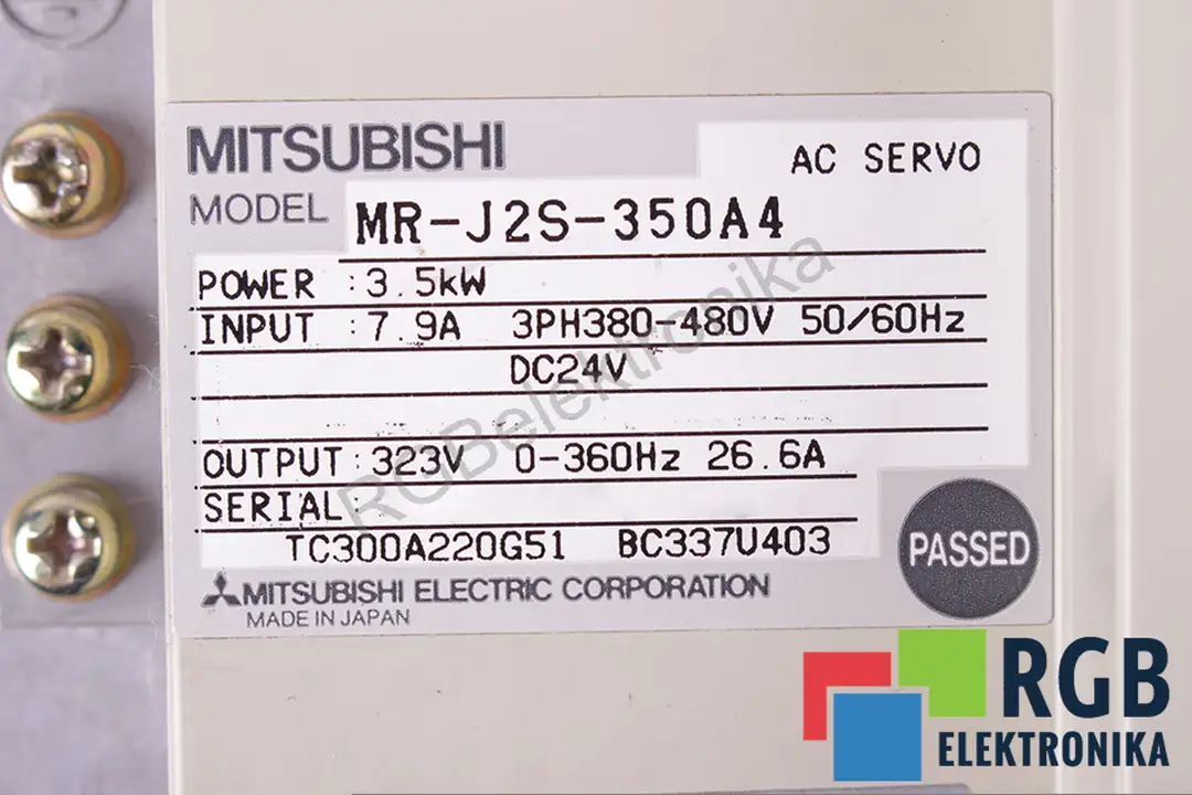 MR-J2S-350A4 MITSUBISHI ELECTRIC