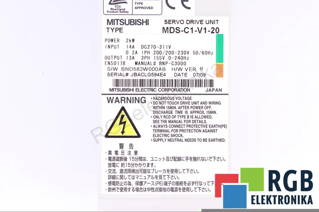 MDS-C1-V1-20 MITSUBISHI ELECTRIC