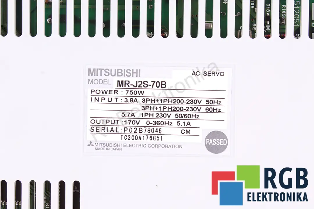 mr-j2s-70b MITSUBISHI ELECTRIC naprawa