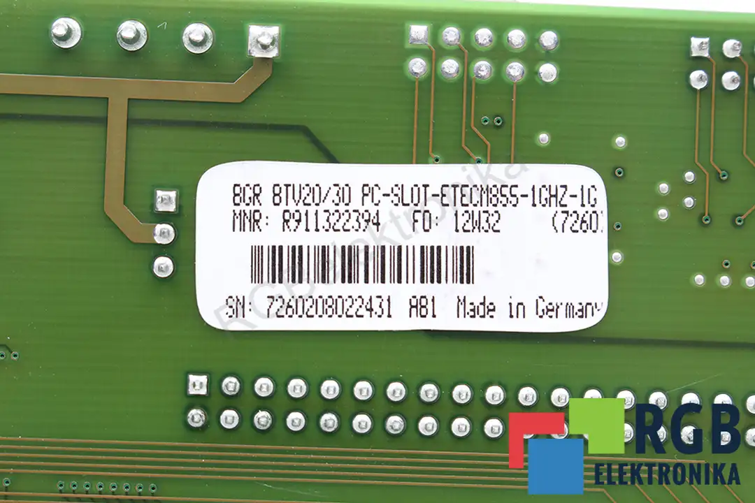 BGRBTV20/30 PC-SLOT-ETECM855 BOSCH REXROTH