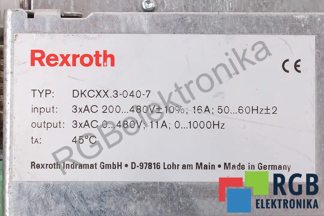 DKCXX.3-040-7 BOSCH REXROTH