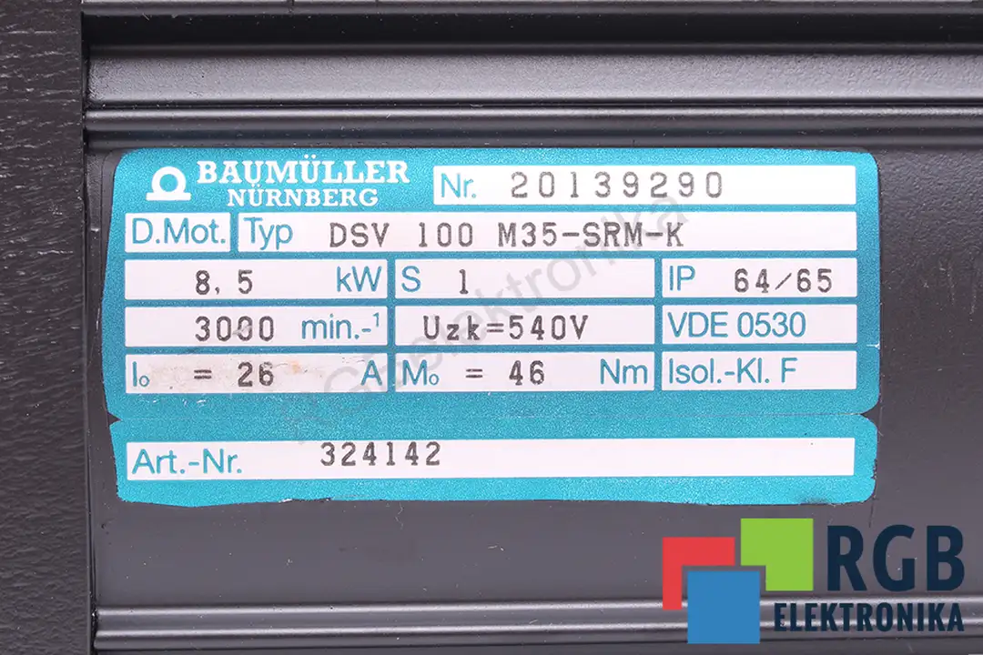 DSV100/M35-SRM-K BAUMULLER