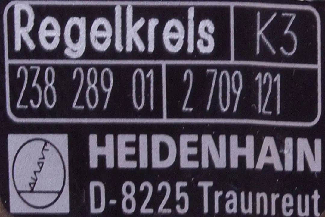 K3 238 289 01 HEIDENHAIN
