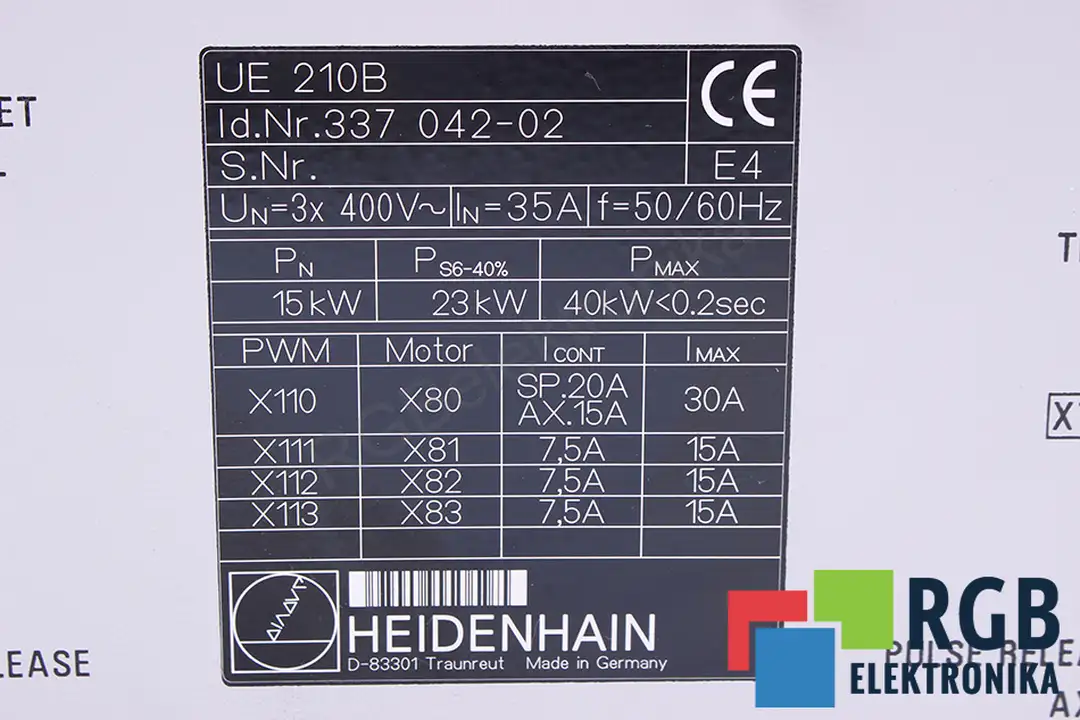 UE210B HEIDENHAIN