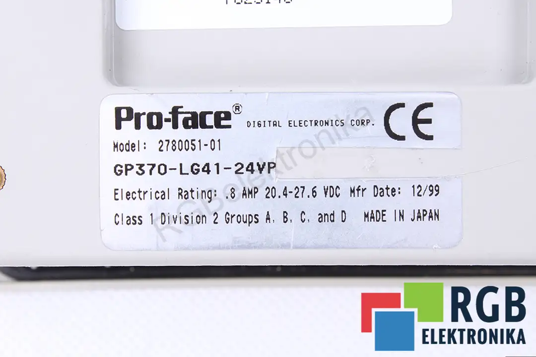 GP370-LG41-24VP PRO-FACE
