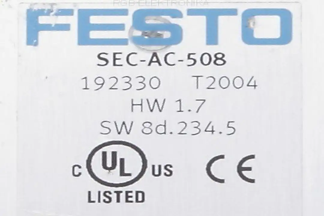 sec-ac-508 FESTO naprawa