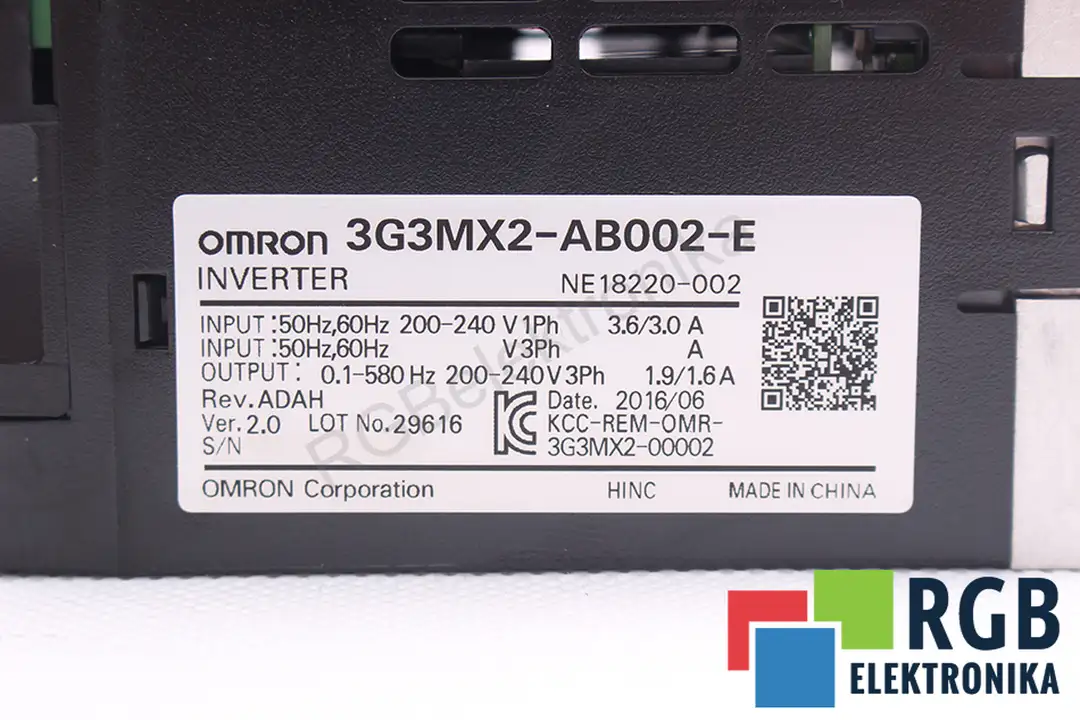3G3MX2-AB002-E OMRON