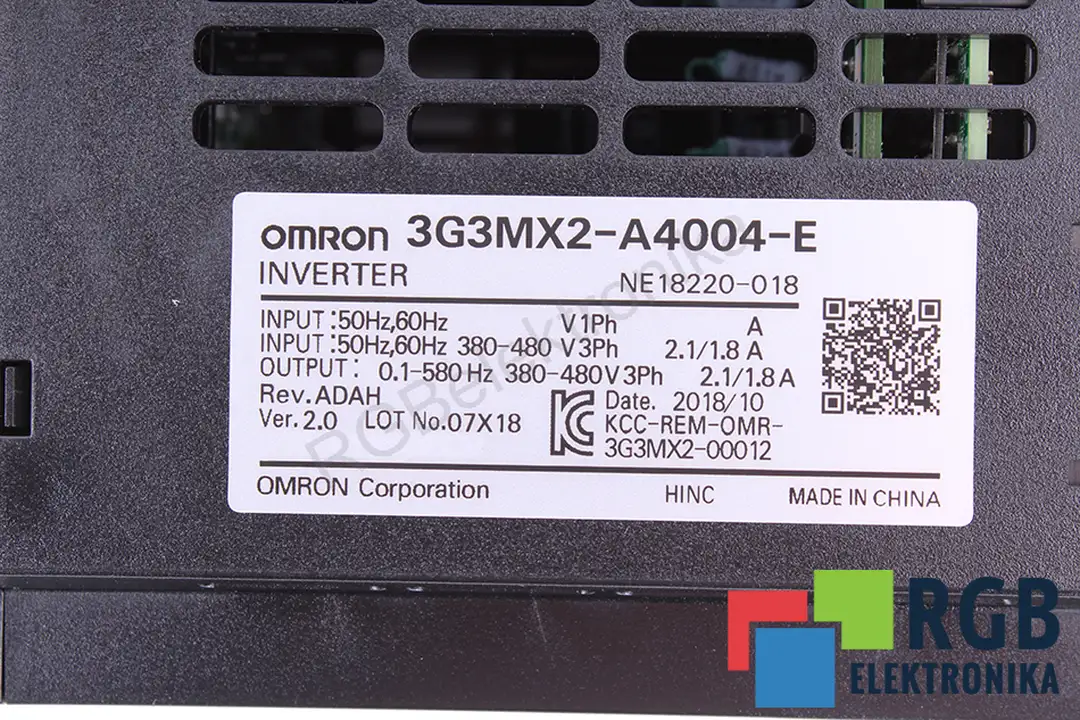 3G3MX2-A4004-E OMRON