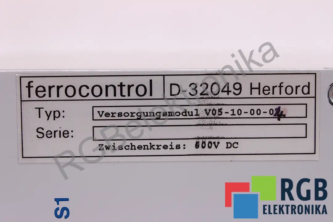 V05-10-00-04 FERROCONTROL