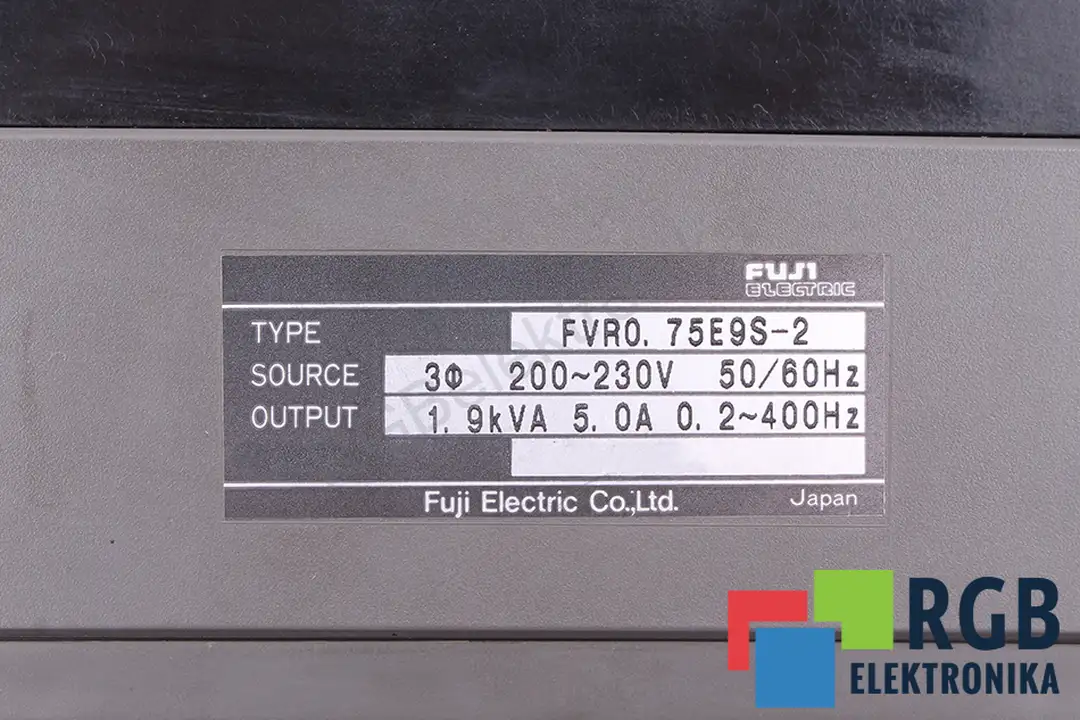 FVR0.75E9S-2 FUJI ELECTRIC
