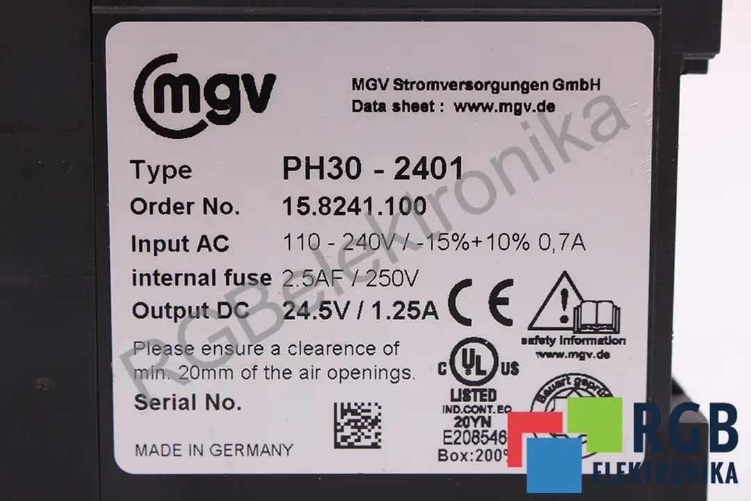 PH30-2401 MGV