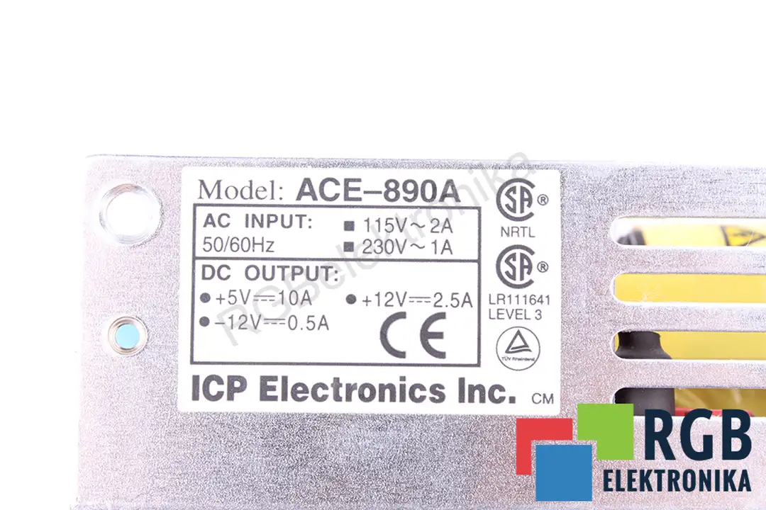 ace-890a ICP ELECTRONICS naprawa