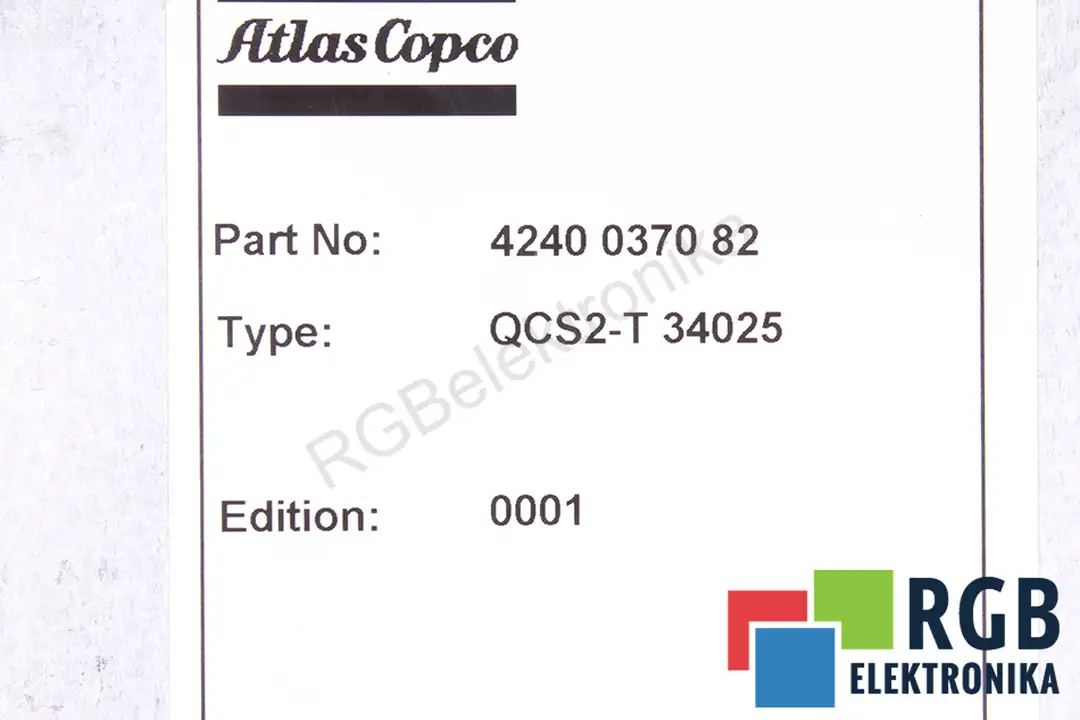 qcs2-t34025 ATLAS COPCO naprawa