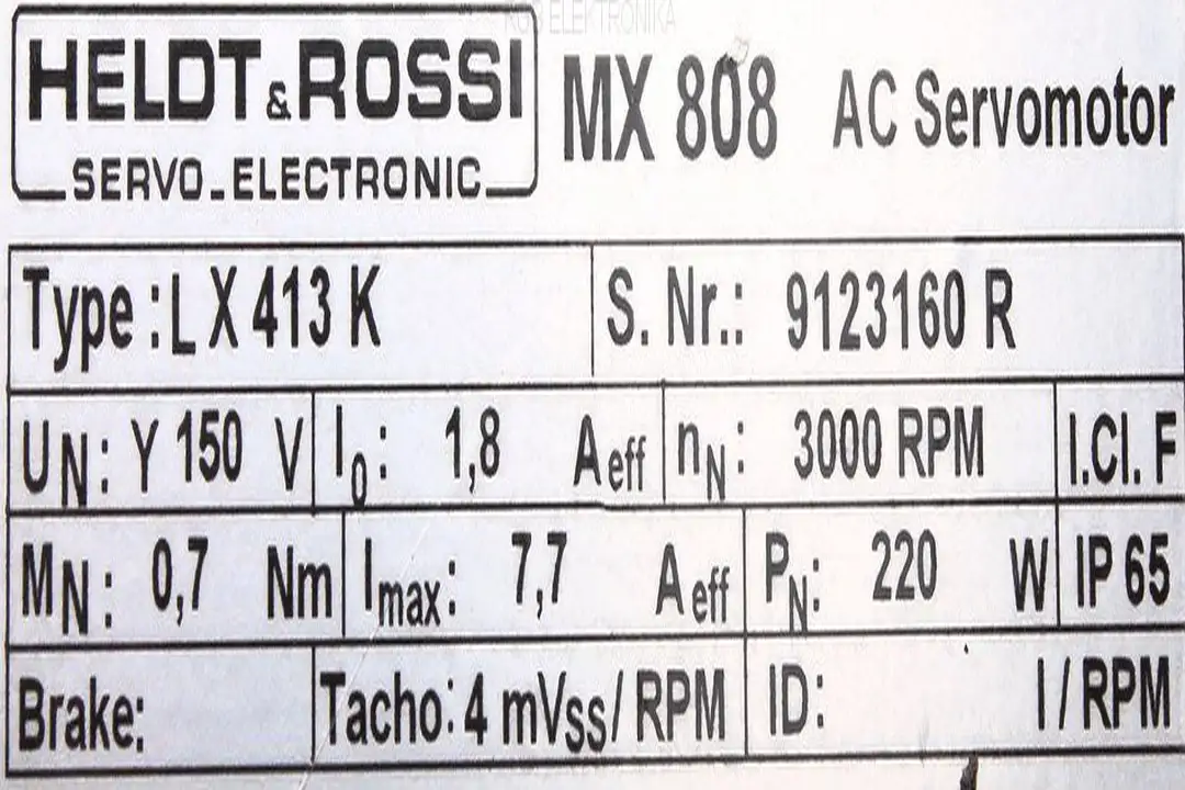 lx413k-mx-808 HELDT&ROSSI naprawa