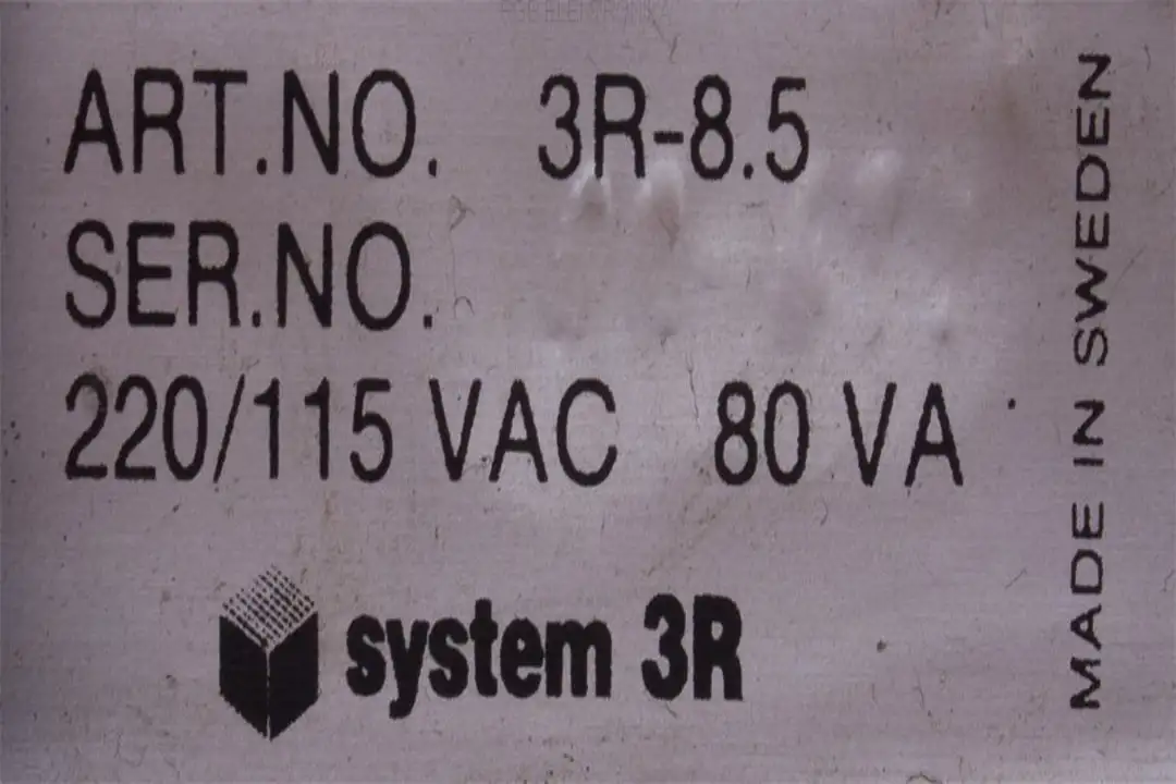 3r-8.5 SYSTEM 3R naprawa