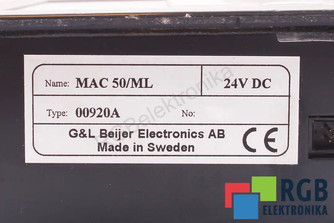 MAC 50/ML G&L BEIJER ELECTRONICS AB