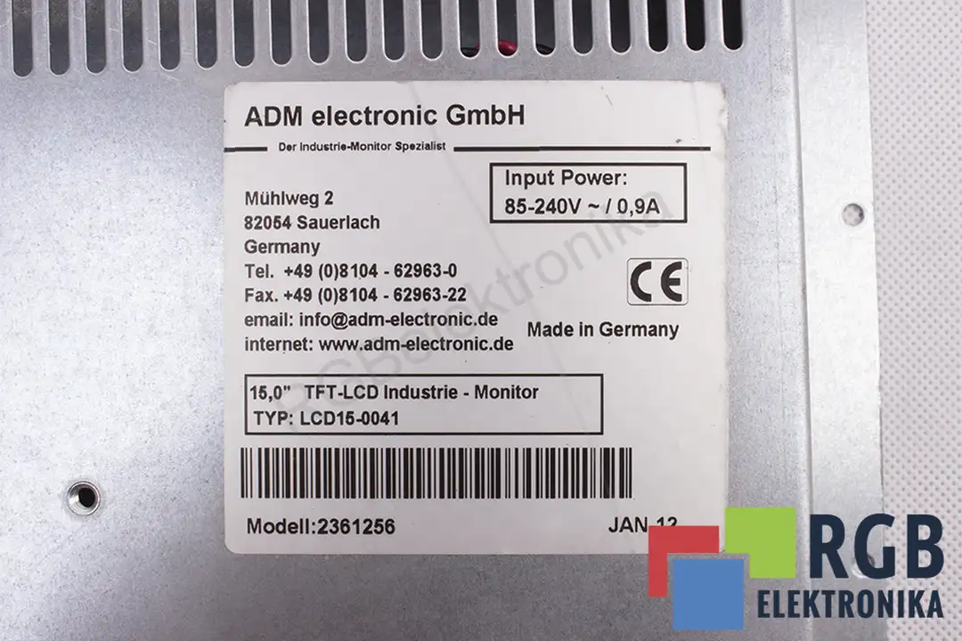 lcd15-0041 ADM ELECTRONIC naprawa