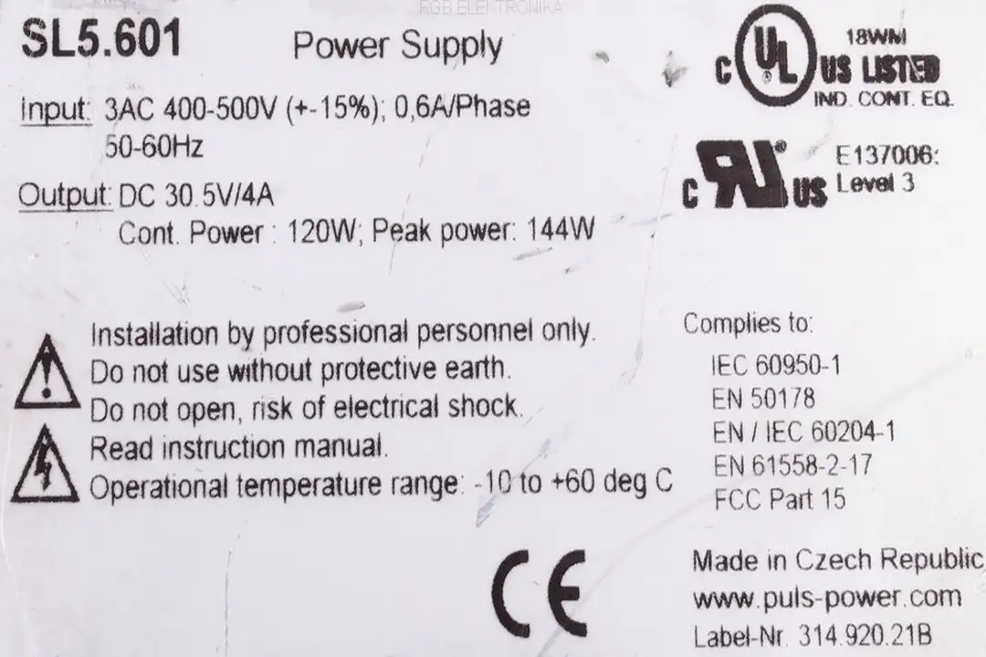 sl5.601-power-supply-sl-5 PULS POWER naprawa