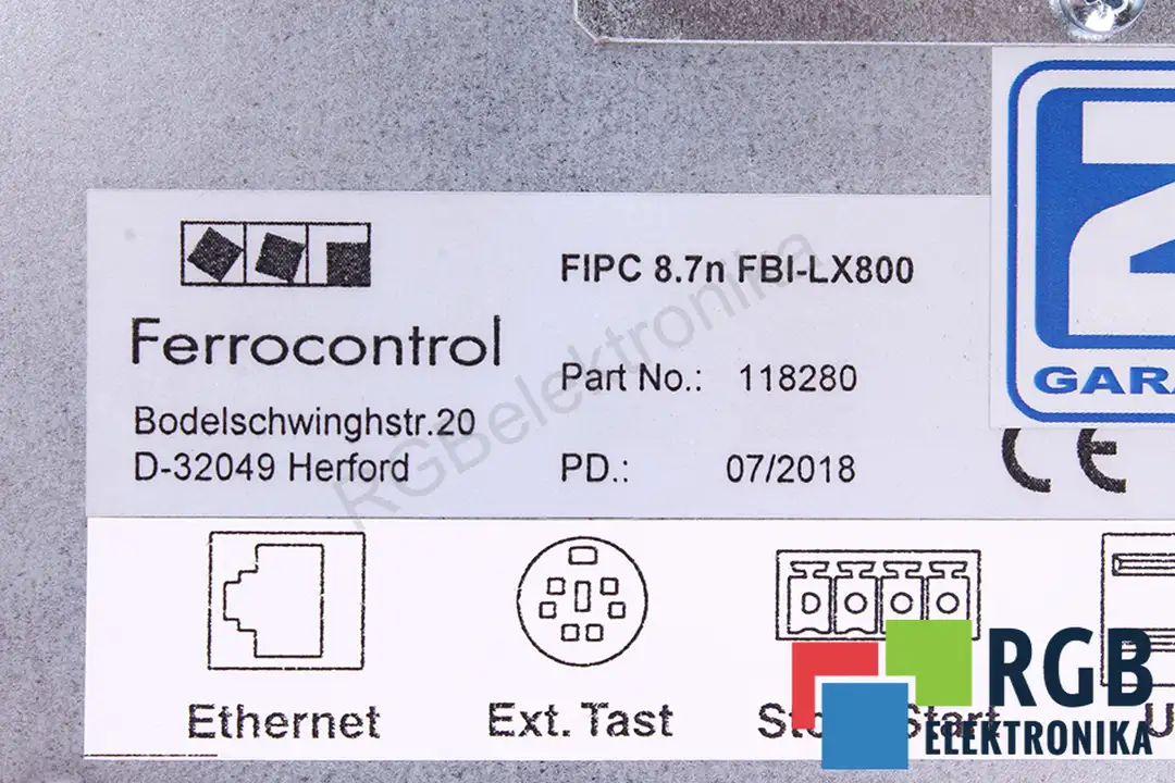fipc8.7n FERROCONTROL naprawa