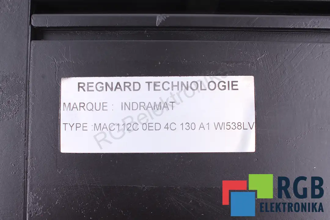 MAC112C-0-ED-4-C/130-A-1/WI538LV INDRAMAT