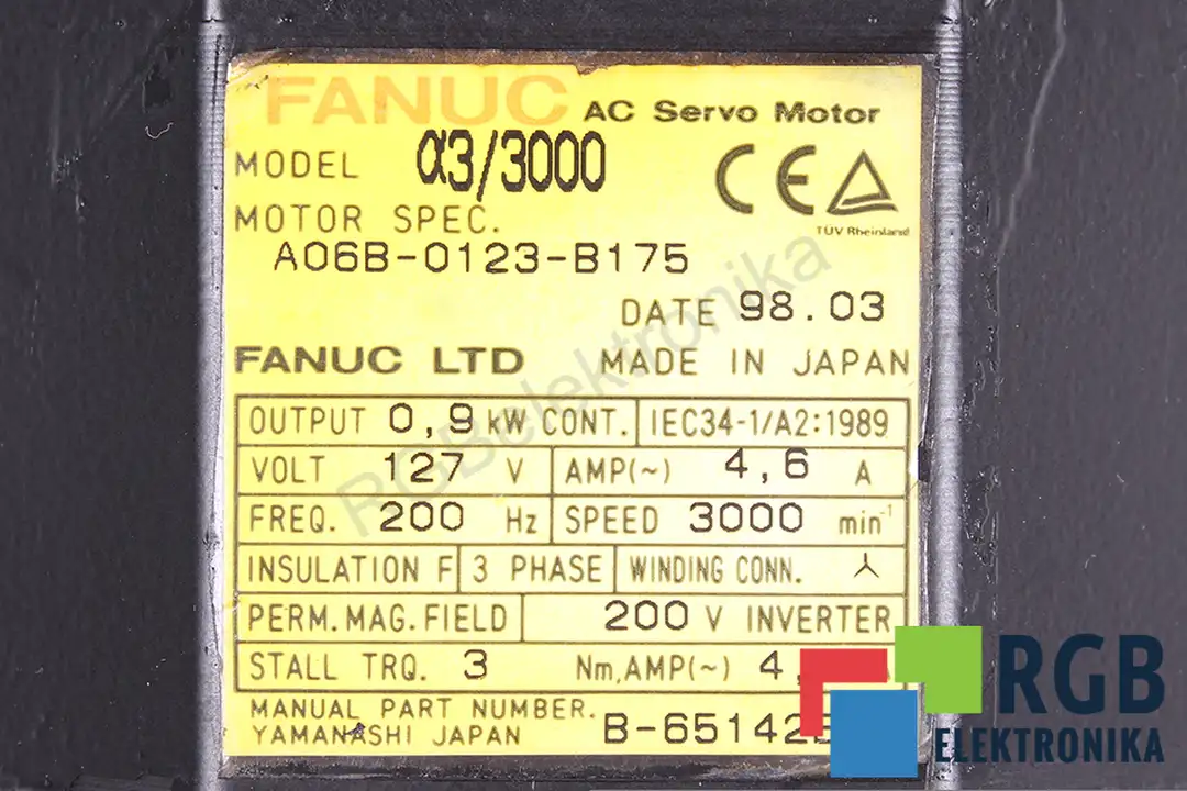 a06b-0123-b175 FANUC naprawa