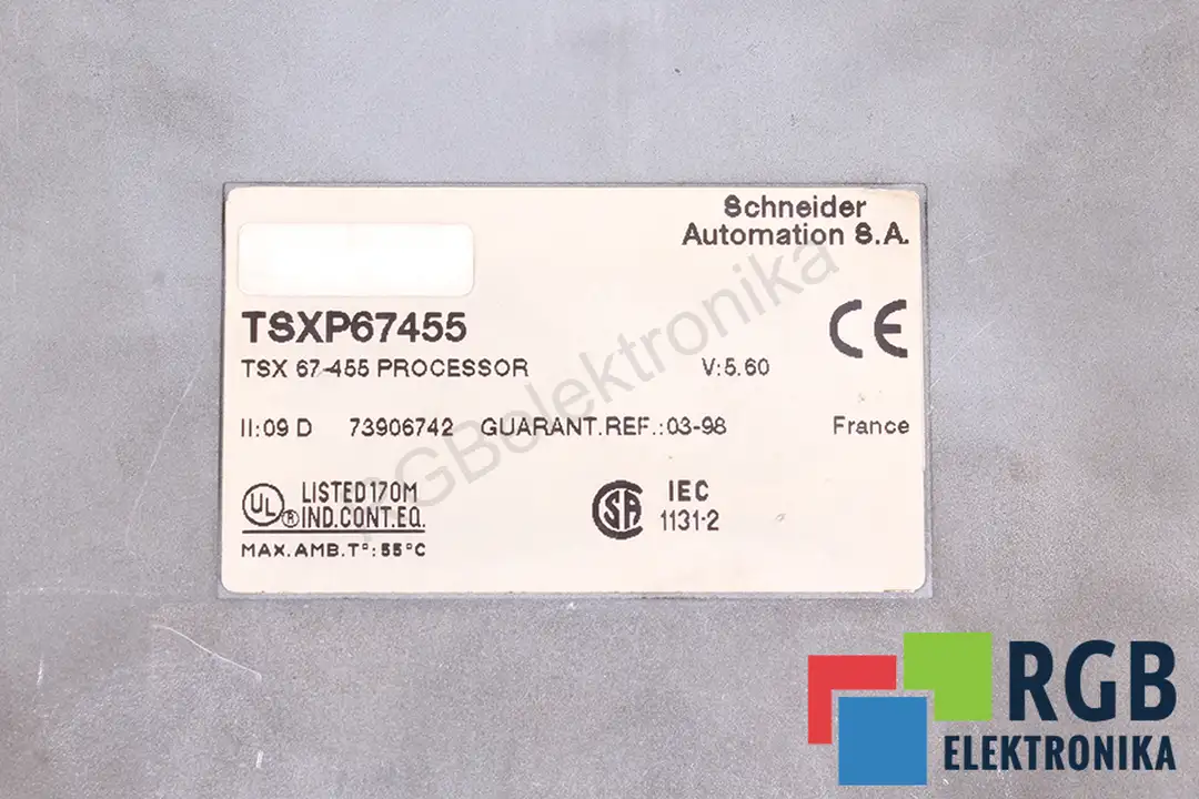 tsxp67455 SCHNEIDER ELECTRIC naprawa