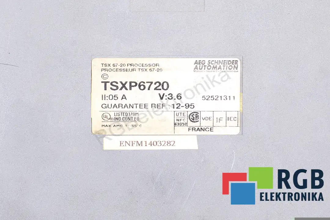 tsxp6720 SCHNEIDER ELECTRIC naprawa