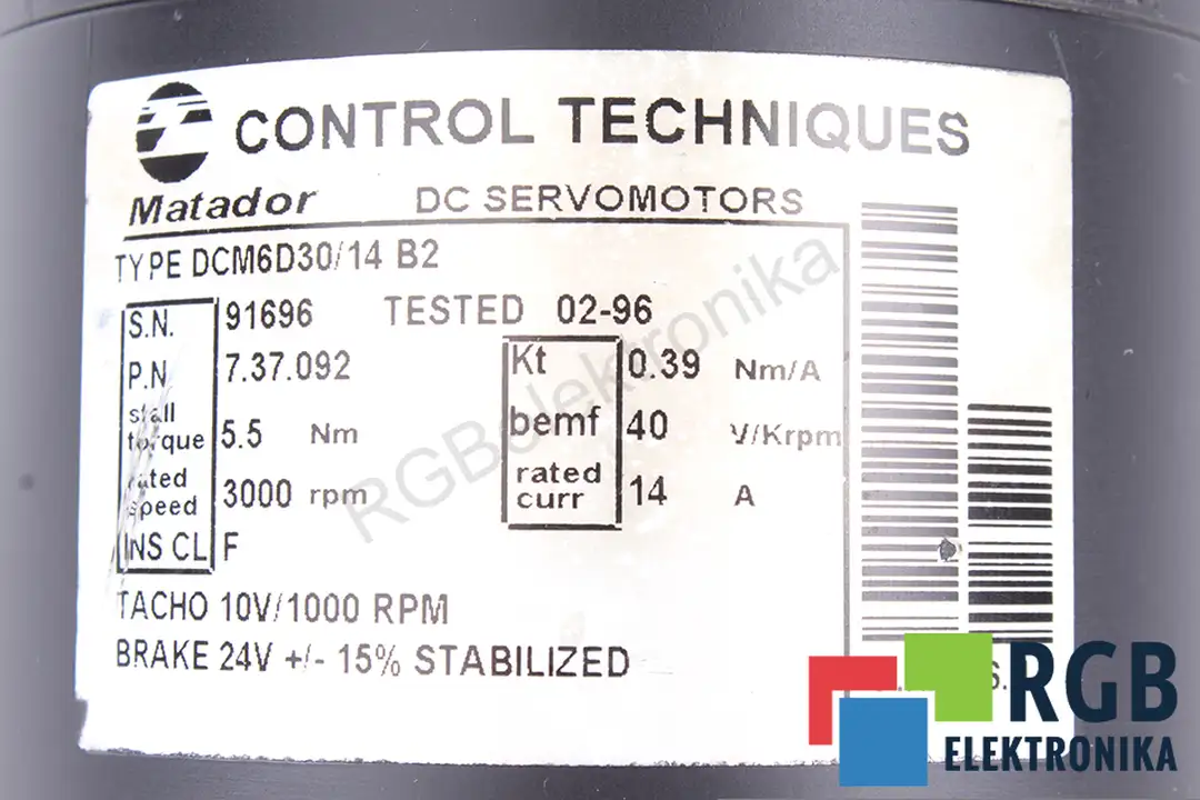 serwis dcm6d30-14b2 CONTROL TECHNIQUES