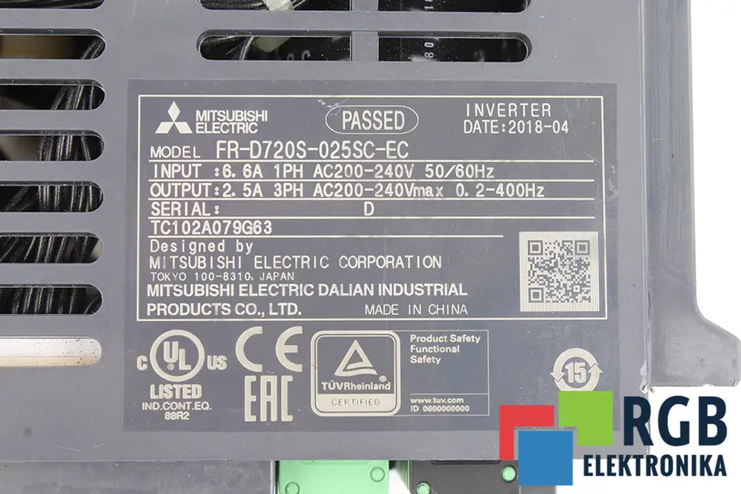 FR-D720S-025SC-EC MITSUBISHI ELECTRIC