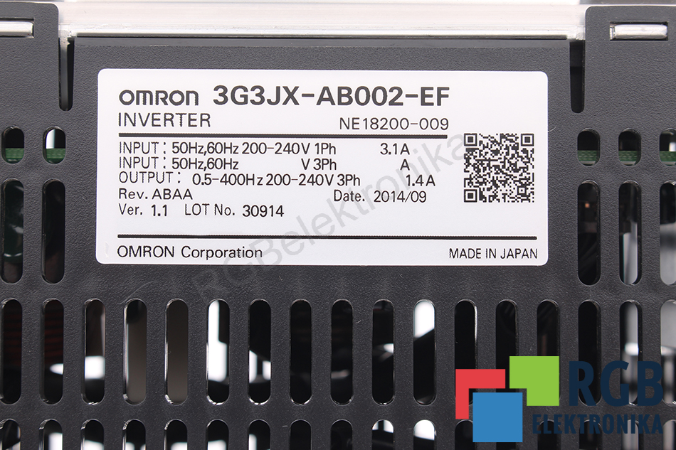 3G3JX-AB002-EF OMRON