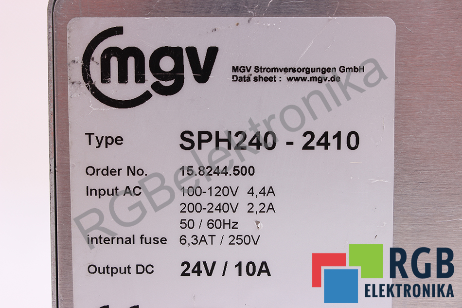 sph240-2410 MGV naprawa