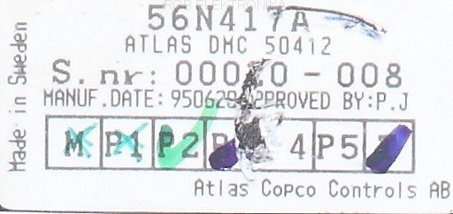 dmc-50412 ATLAS COPCO naprawa